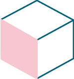 cube en 3D avec une face pleine